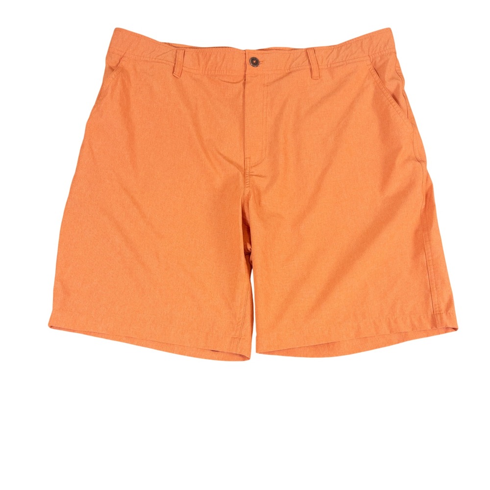 32 Degrees Mens Size 40 Orange Heathered Stretch Golf Hiking Performance Shorts